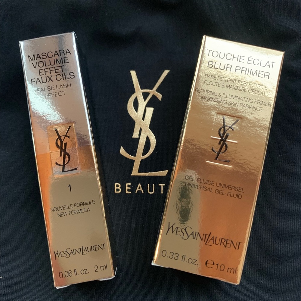 YSL Primer and Mascara Travel Size Bundle, NIB